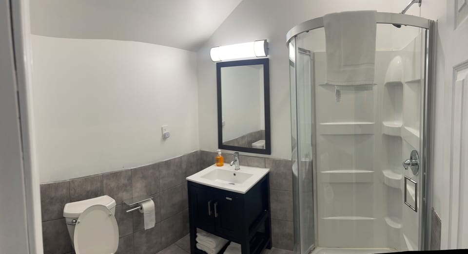 Classic Room | Bathroom | Shower, towels, soap, shampoo