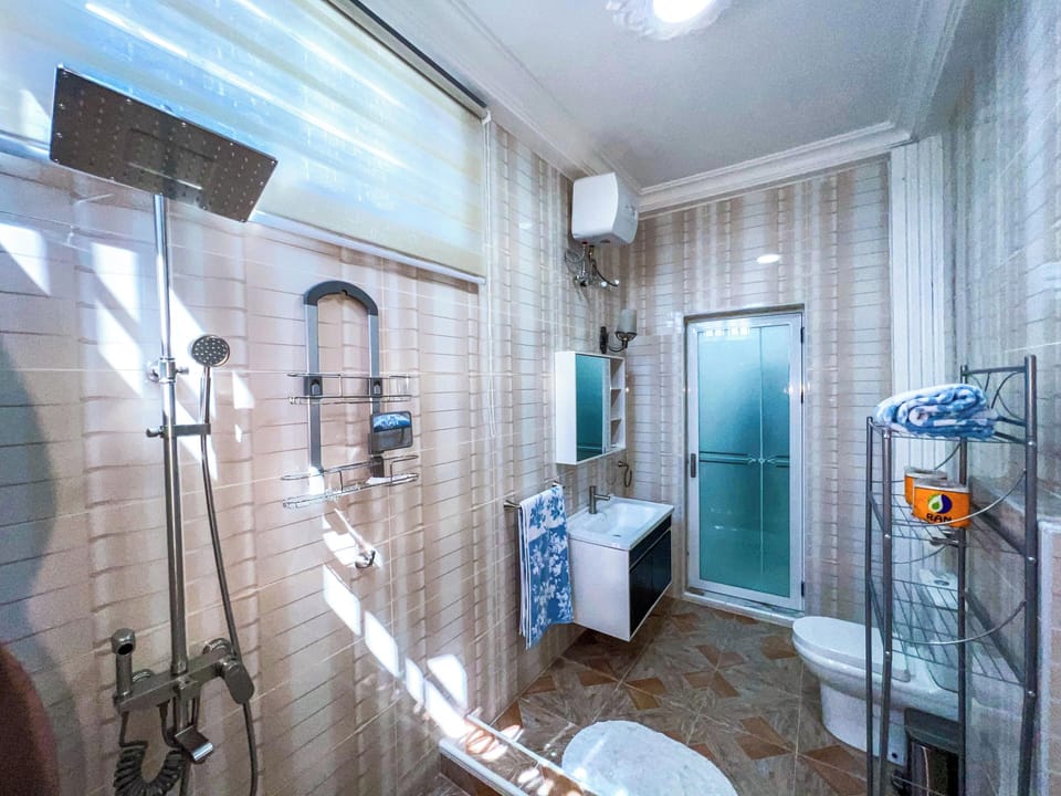 Executive Apartment | Bathroom | Free toiletries, towels, soap, shampoo