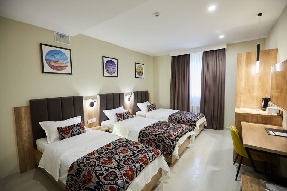 Triple Room | Premium bedding, in-room safe, desk, soundproofing