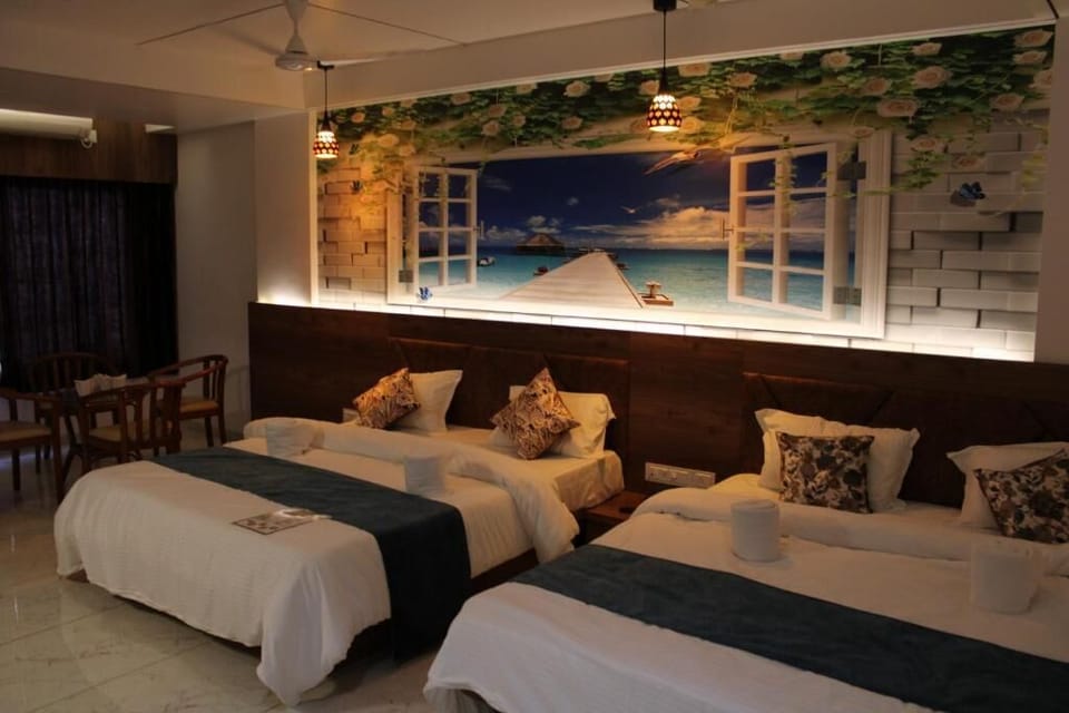Premium bedding, individually decorated, individually furnished, desk