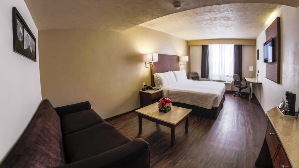 Premium Room, 1 King Bed | Premium bedding, Select Comfort beds, desk, blackout drapes