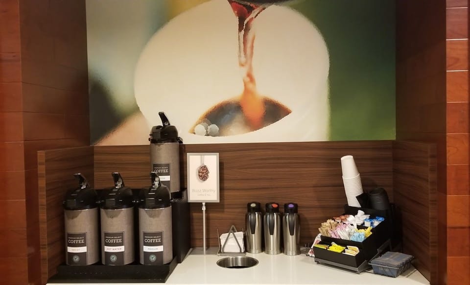 Free daily buffet breakfast