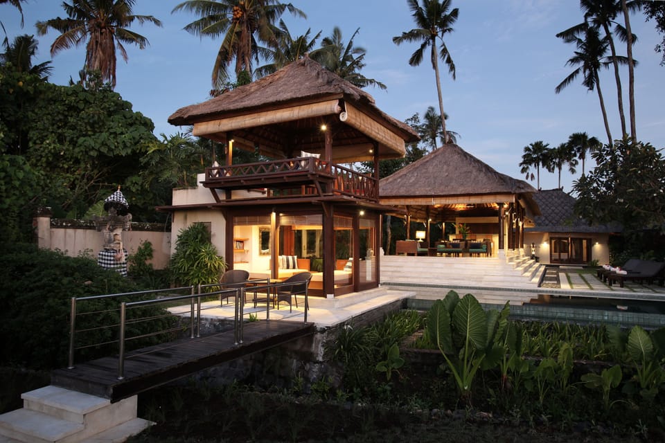 Front of property - evening/night