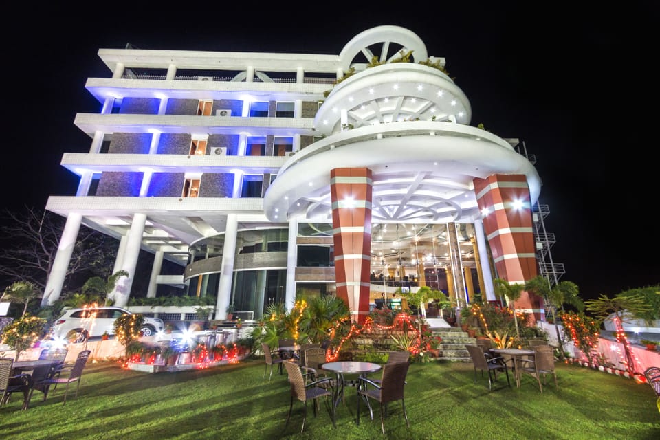 Front of property - evening/night