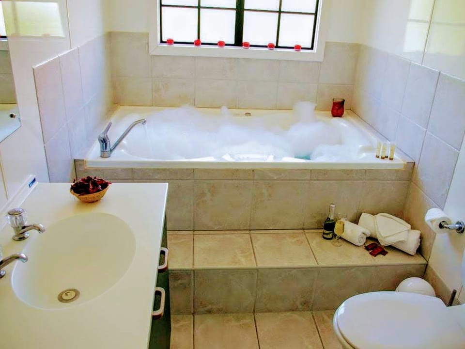 Executive Two Bedroom Spa Bath Suite  | Bathroom | Hair dryer, towels, soap, toilet paper