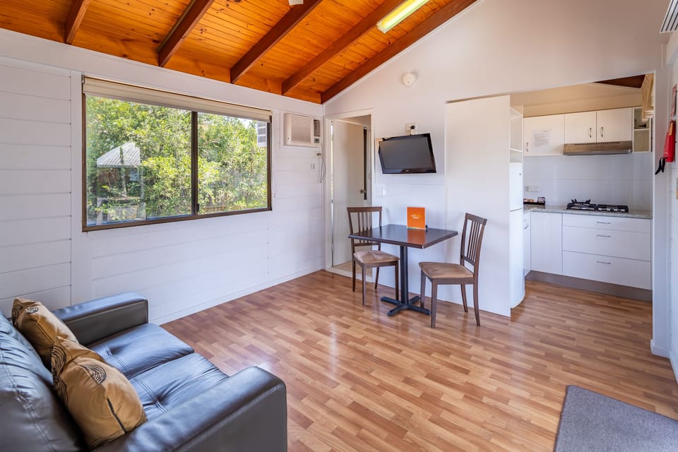 Standard One Bedroom Cabin - Pet Friendly | Living area | TV