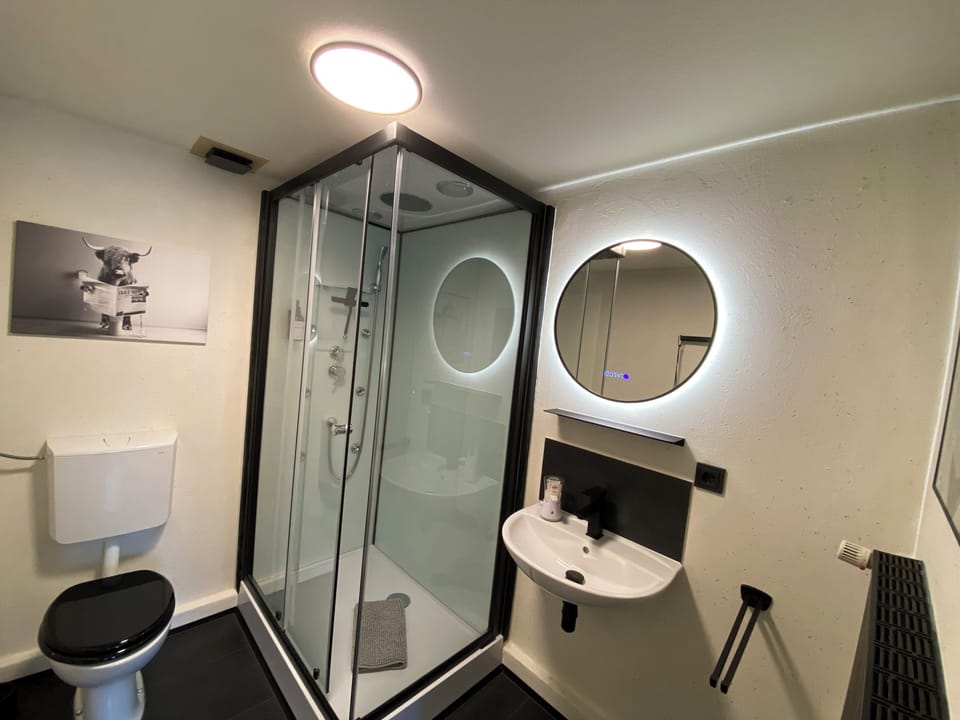 Classic Room | Bathroom | Hair dryer, towels