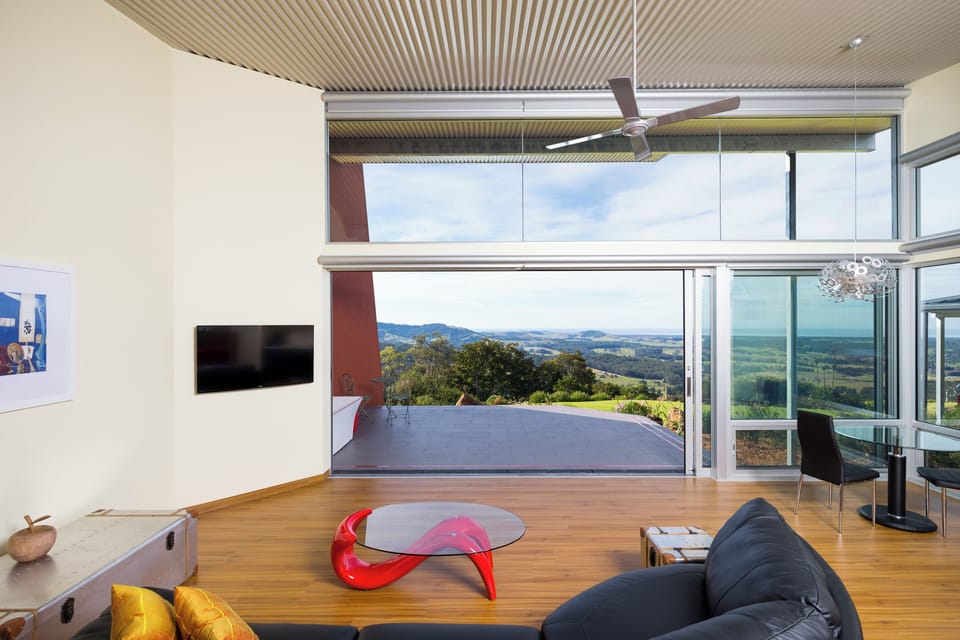 Luxury Studio Suite, 1 King Bed, Bathtub, Mountain View | Living area | 55-inch Smart TV with digital channels, DVD player