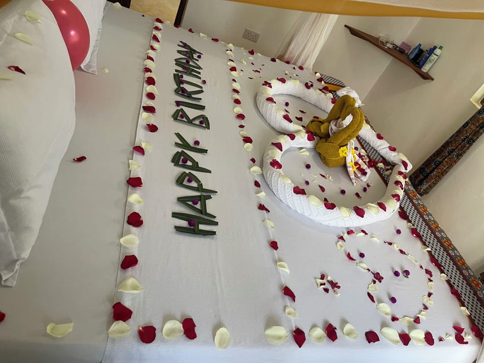 Romantic Villa | 2 bedrooms, down comforters, in-room safe, blackout drapes