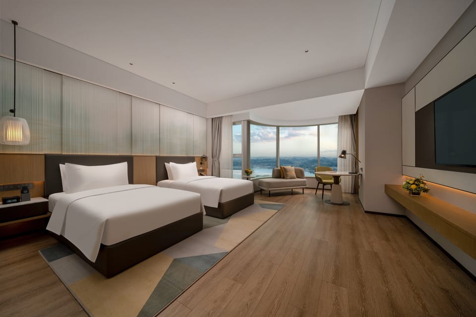 Premium Room, 2 Twin Beds | 1 bedroom, in-room safe, soundproofing, iron/ironing board
