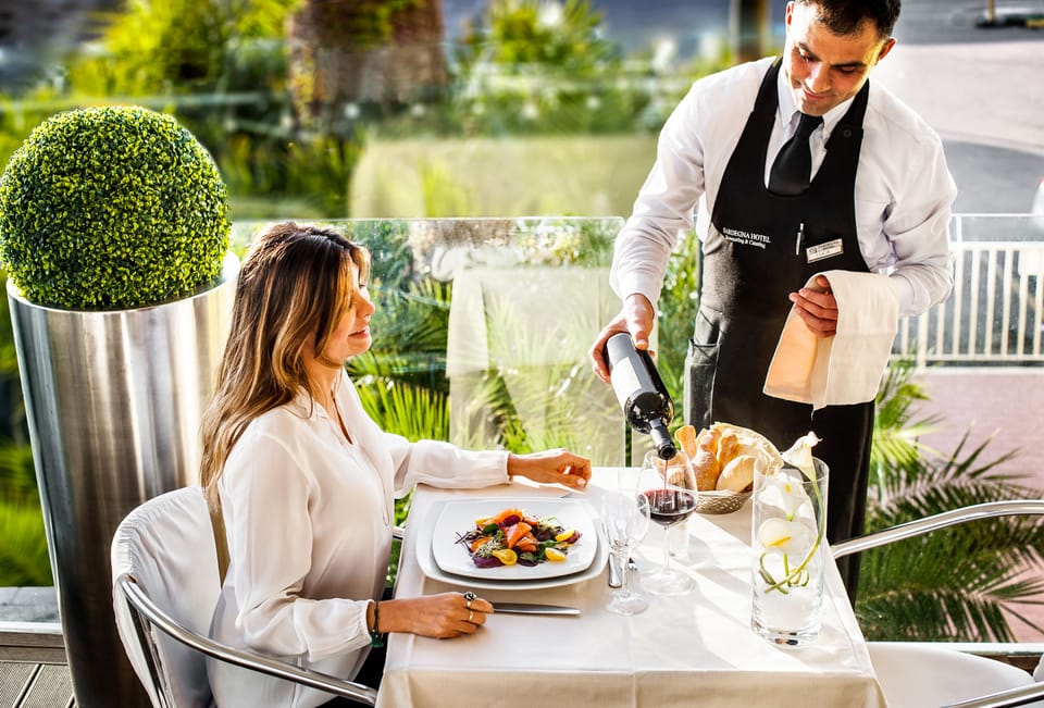 Breakfast, lunch, dinner served; Italian cuisine, alfresco dining 