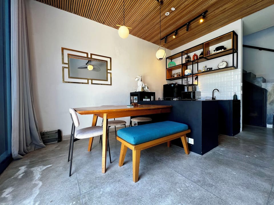 Deluxe Villa, 2 Bedrooms, Balcony, Pool View | Private kitchen | Fridge, microwave, stovetop, cookware/dishes/utensils