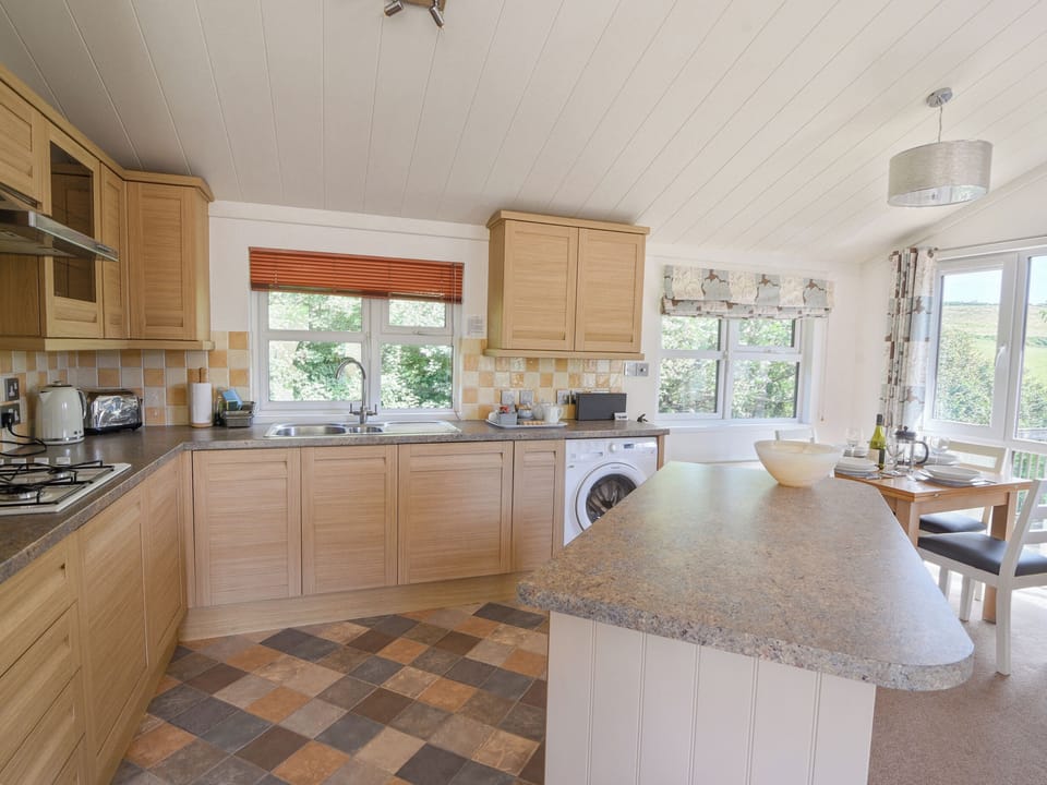 Fridge, dishwasher, electric kettle, toaster