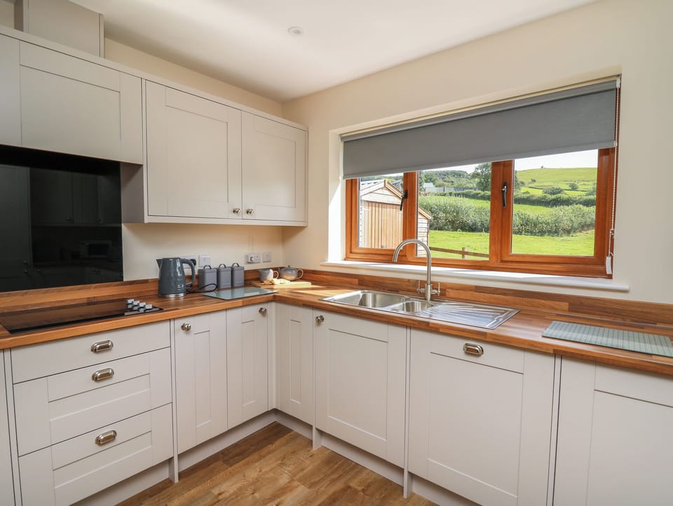 Fridge, dishwasher, electric kettle, toaster