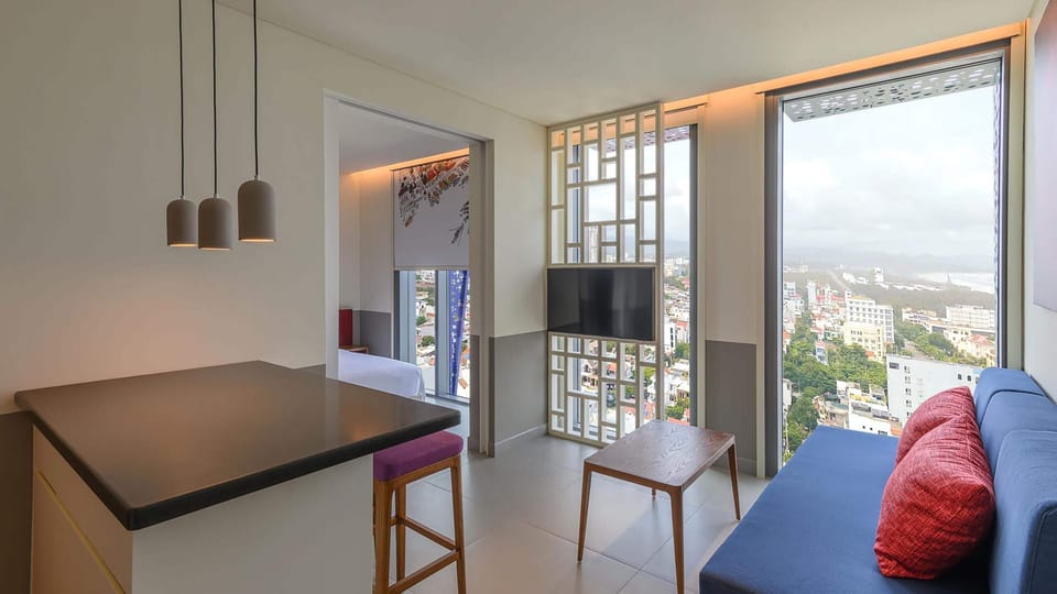 Suite, 1 King Bed, City View | View from room