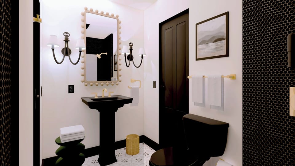 Deluxe Suite, 1 Queen Bed | Bathroom | Free toiletries, hair dryer, towels