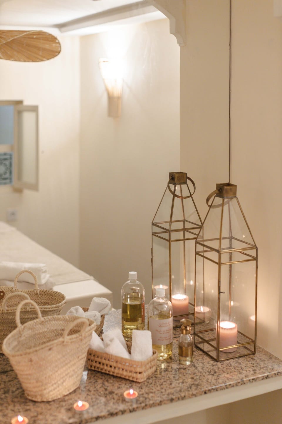 Steam room, body treatments, manicures and pedicures