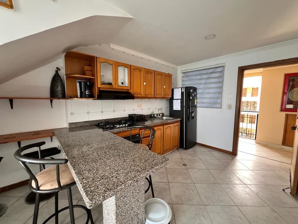 Family Apartment, 2 Bedrooms, Sea View | Private kitchen | Stovetop, toaster, rice cooker, blender