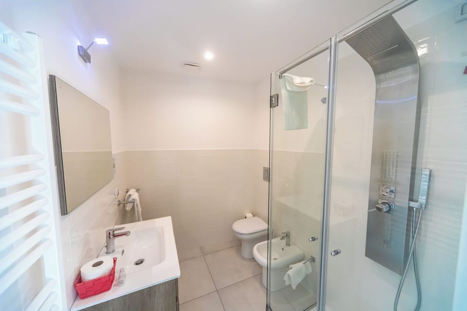 Free toiletries, hair dryer, bidet