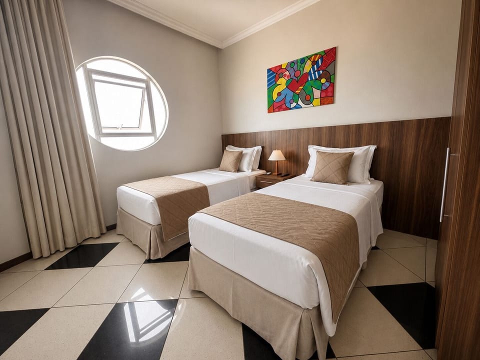 Standard Room, 2 Twin Beds | Free WiFi, bed sheets
