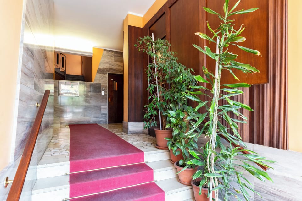 Interior entrance