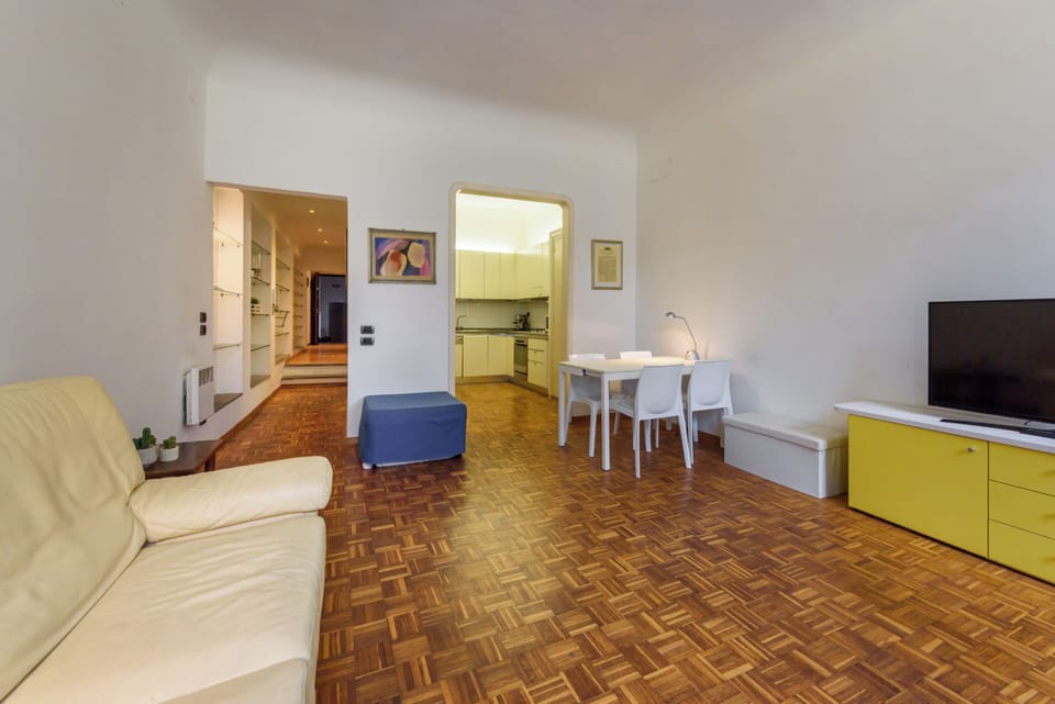 Comfort Apartment | Living area | 40-inch flat-screen TV with digital channels