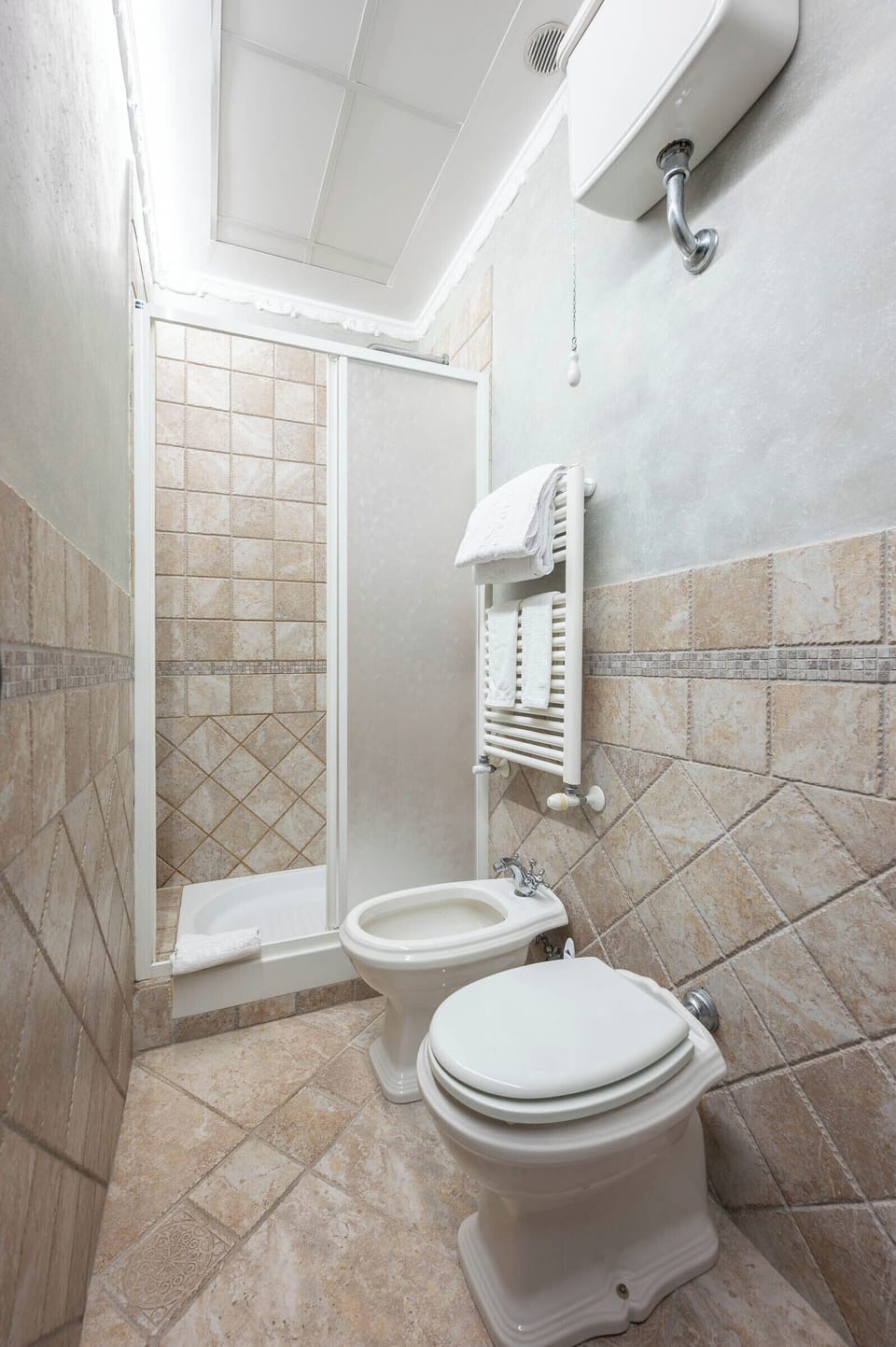 Shower, rainfall showerhead, hair dryer, bidet