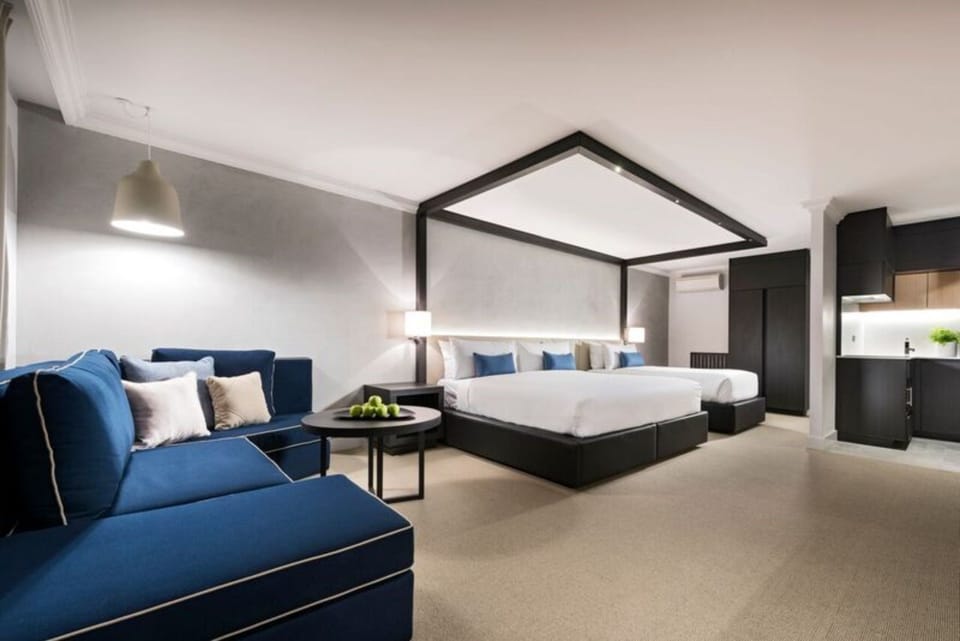Premium bedding, pillowtop beds, in-room safe, desk