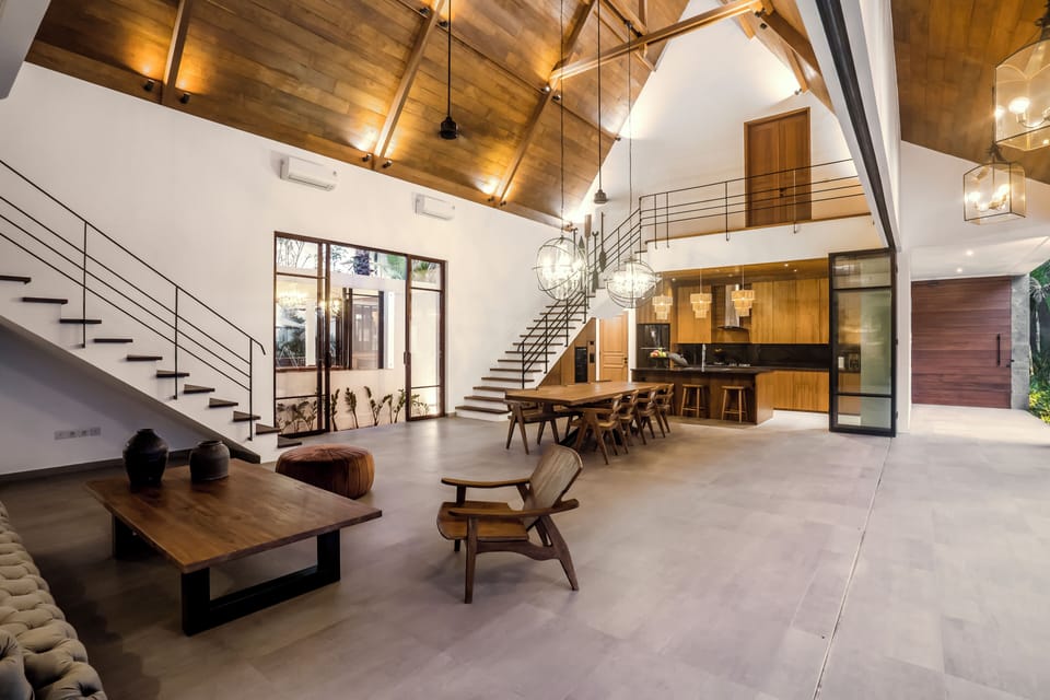 Deluxe Villa, 4 Bedrooms, Bathtub, Pool View | Private kitchen | Fridge, microwave, oven, stovetop