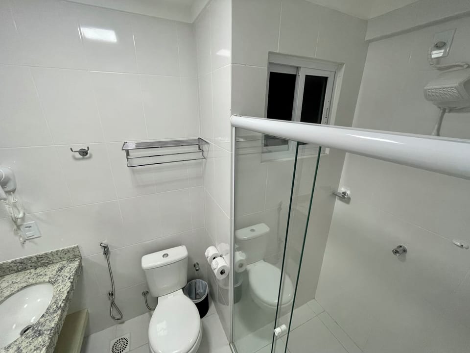 Shower, toilet paper