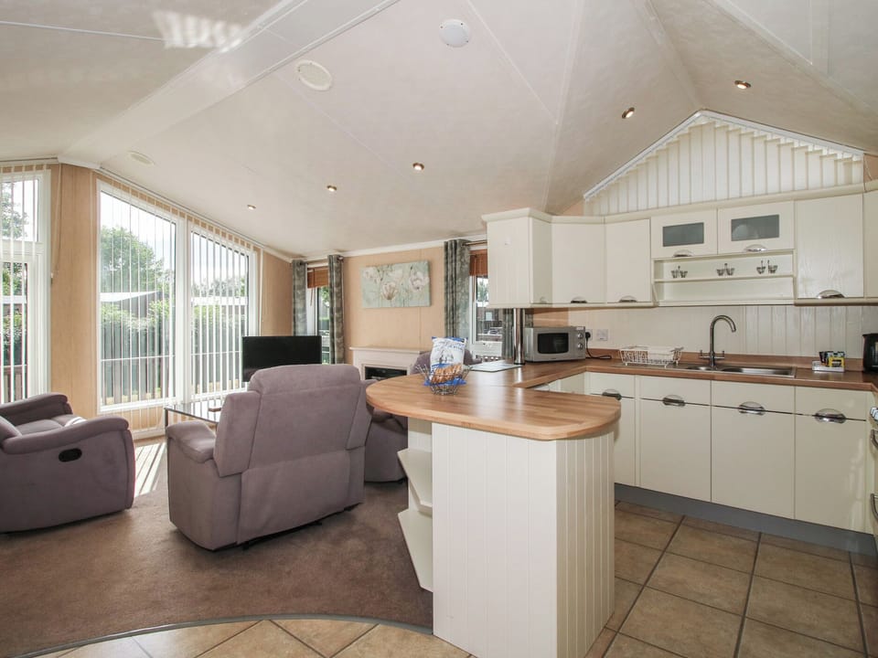 Fridge, dishwasher, electric kettle, toaster