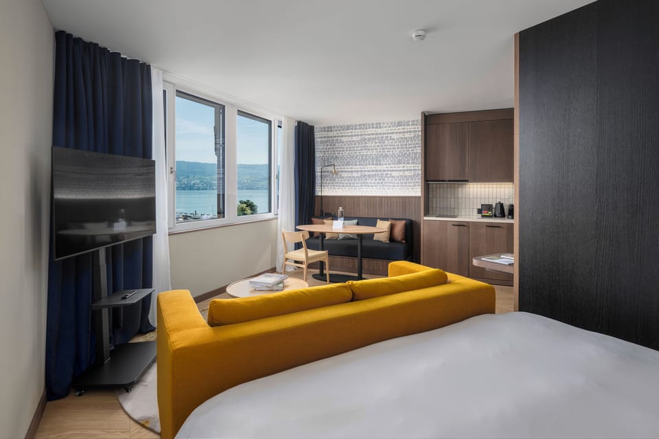 Suite with Kitchenette Lake View | Private kitchenette | Espresso maker