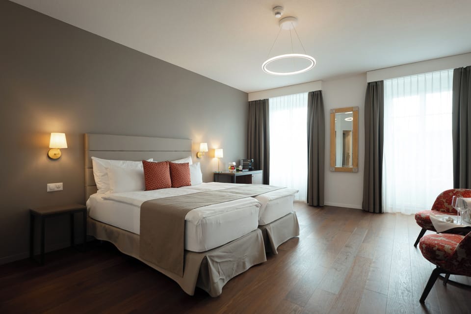 Double Room, Balcony, River View (21m²) | In-room safe, desk, blackout drapes, free WiFi