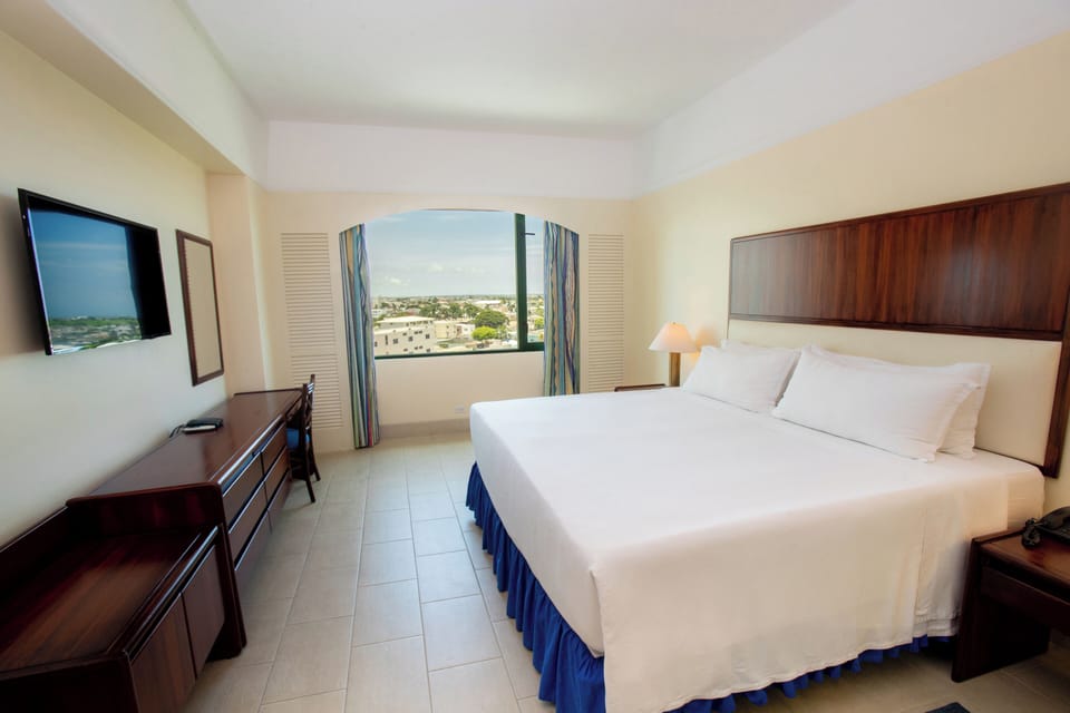 Suite, 1 King Bed, City View | Down comforters, minibar, in-room safe, desk