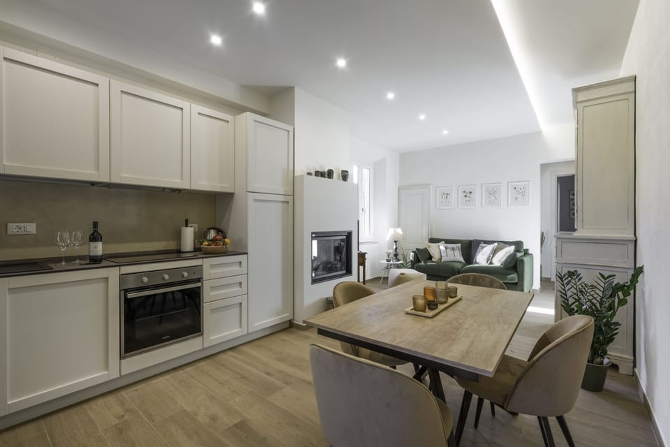 Apartment | Private kitchen | Full-size fridge, oven, stovetop, dishwasher