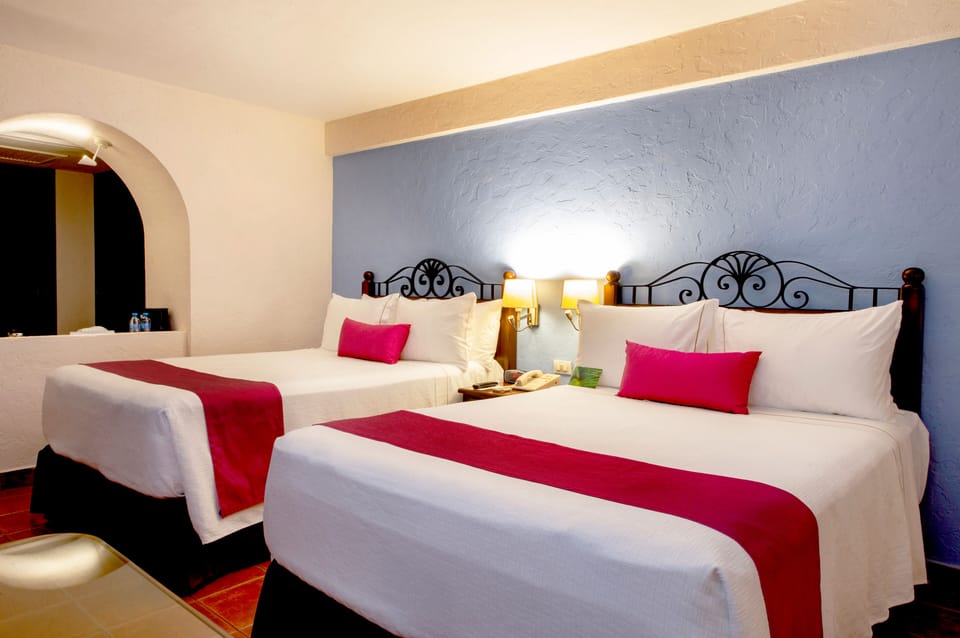 Superior Room, 2 Double Beds | Premium bedding, in-room safe, desk, iron/ironing board
