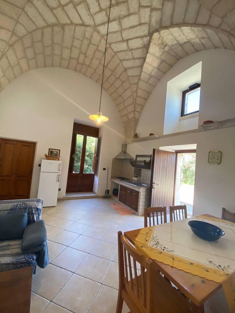 Family Apartment | Private kitchen | Full-size fridge