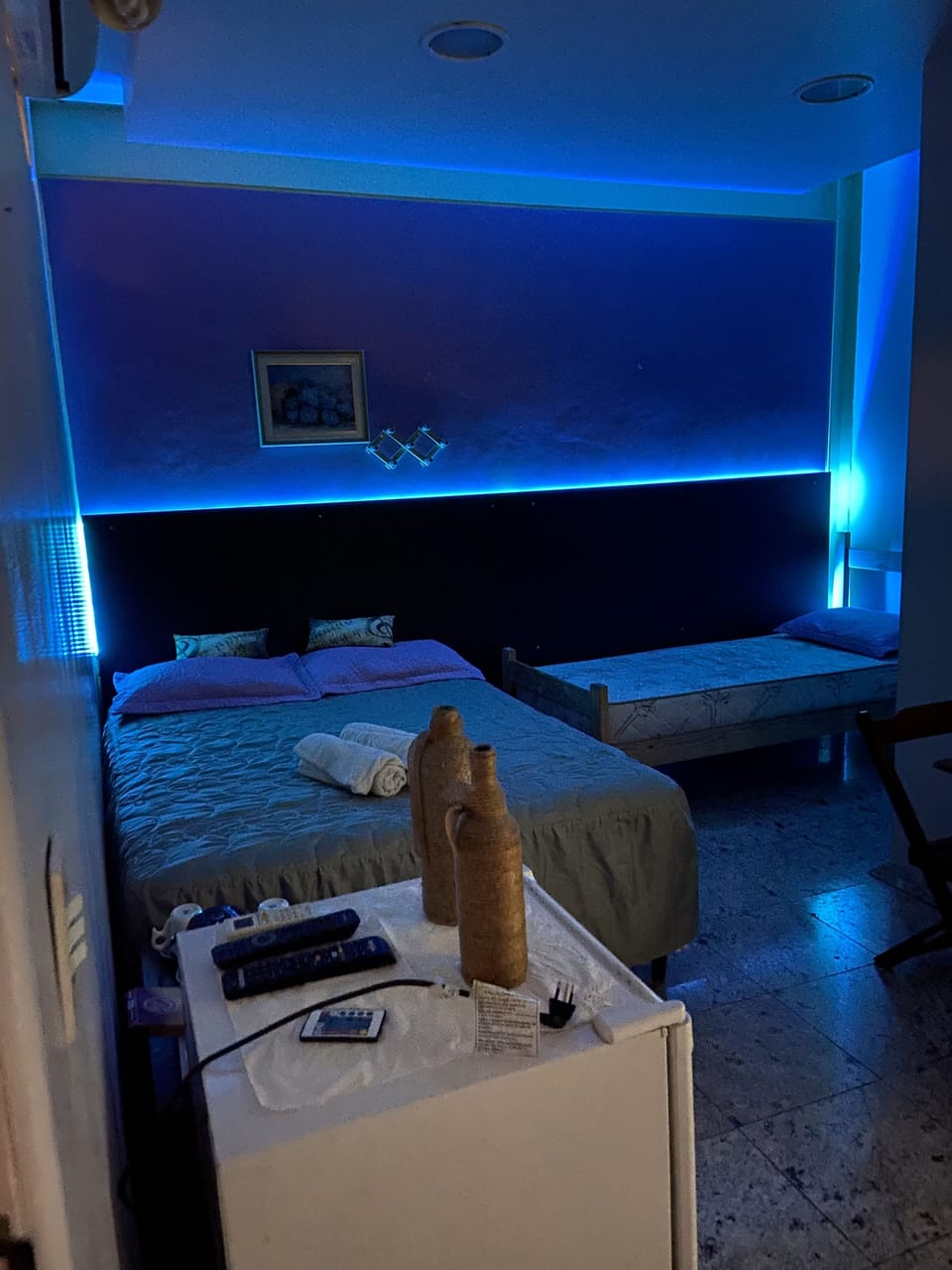 Superior 1 Double Bed and 1 single bed Private Bathroom TV | Blackout drapes, iron/ironing board, free WiFi