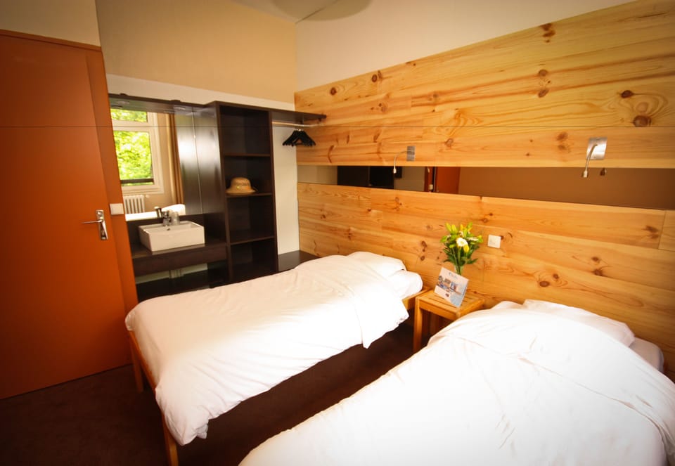 1 bedroom, blackout drapes, iron/ironing board, bed sheets