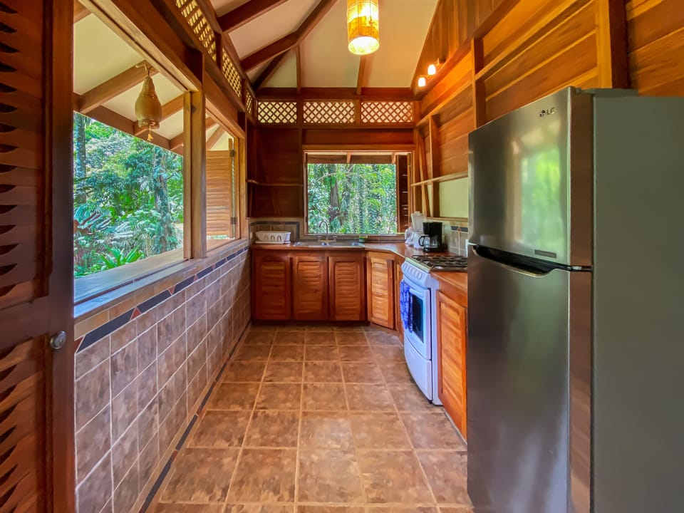 Deluxe Villa, 2 Bedrooms | Private kitchen | Fridge, oven, stovetop, coffee/tea maker