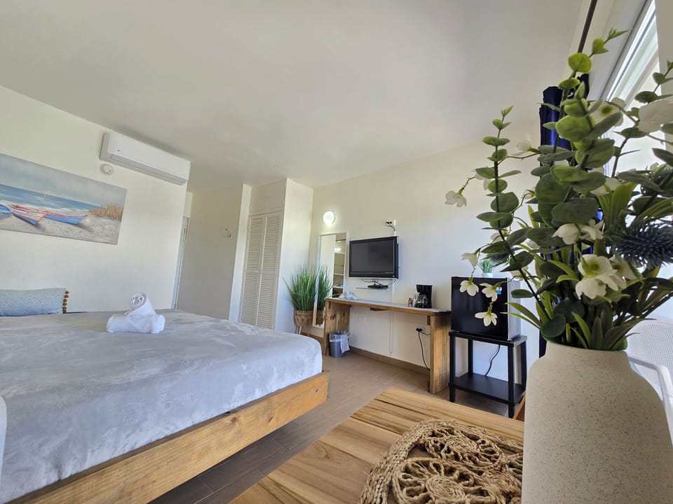 Standard Room, 1 King Bed, Non Smoking, Refrigerator | Iron/ironing board, free WiFi, bed sheets