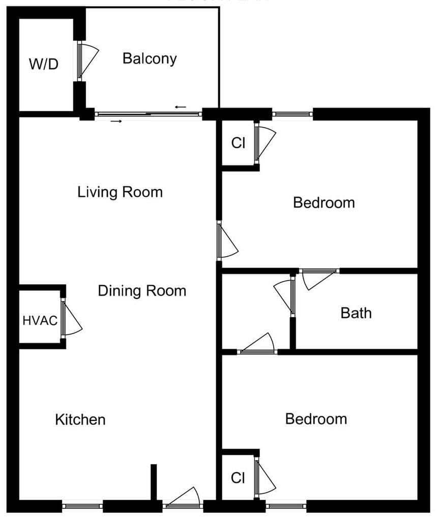 Condo, 2 Bedrooms | Floor plan