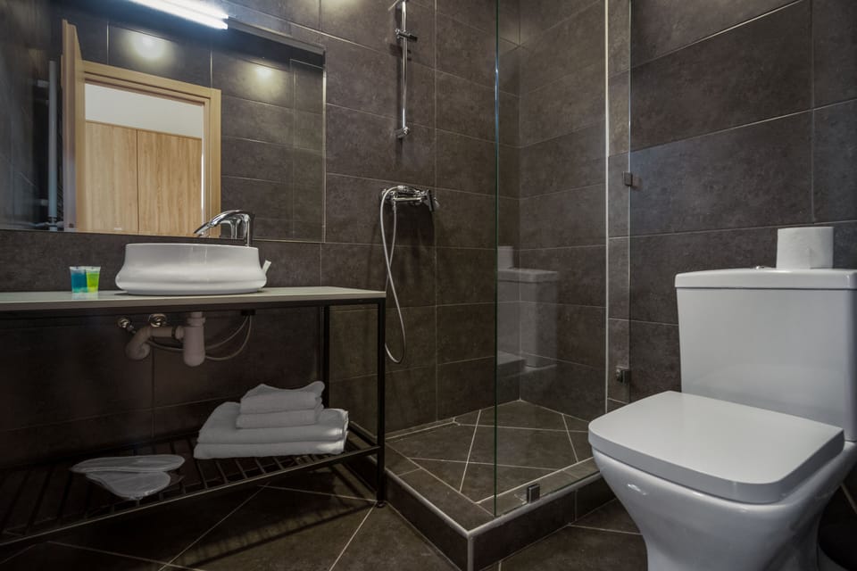 Standard Room, 2 Twin Beds, Non Smoking, Mountain View | Bathroom | Free toiletries, hair dryer, bathrobes, slippers