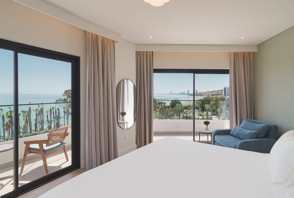 Superior Room Panoramic Sea View | Premium bedding, down comforters, minibar, in-room safe