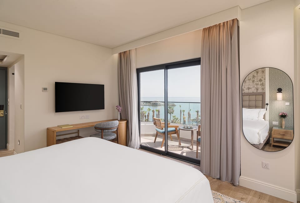 Superior Room Panoramic Sea View | Premium bedding, down comforters, minibar, in-room safe