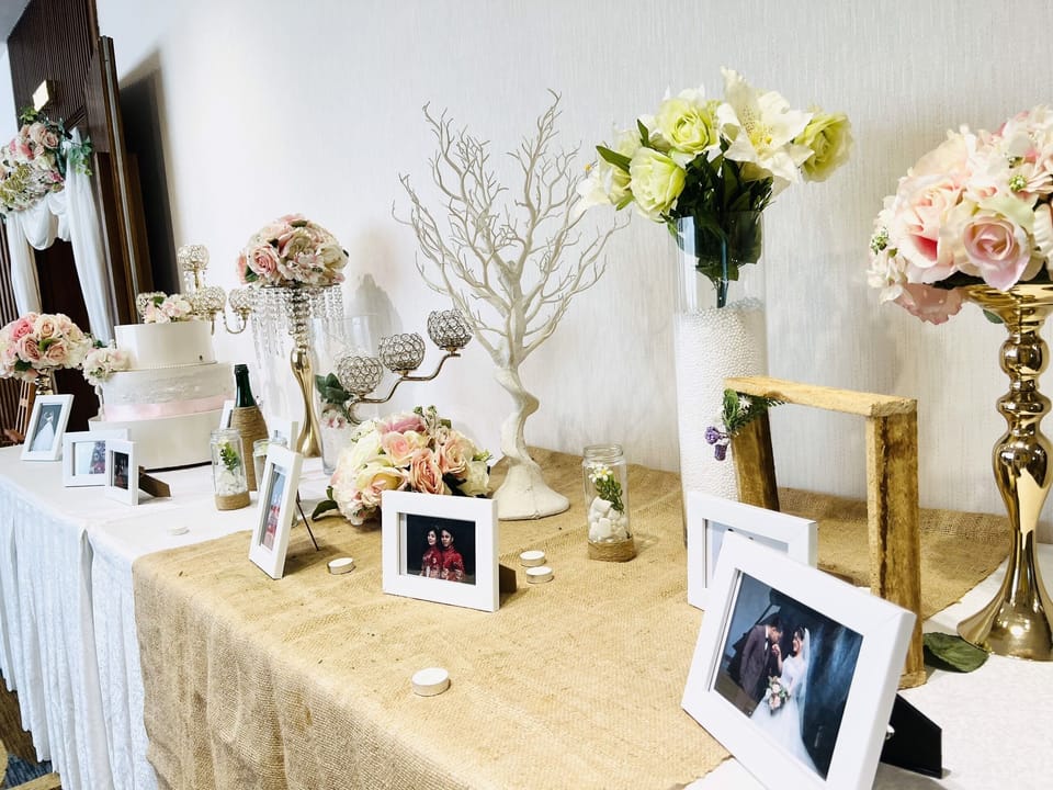 Indoor wedding