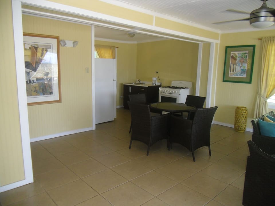 Villa, 2 Bedrooms, Garden View | Living area | 32-inch Smart TV with cable channels