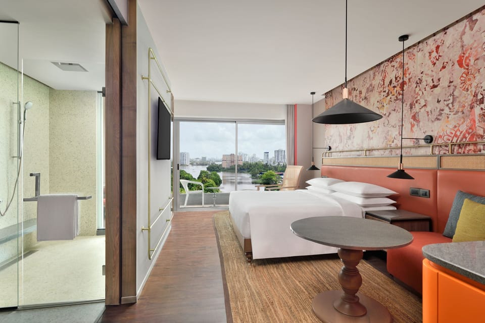 Premium bedding, down comforters, memory foam beds, minibar