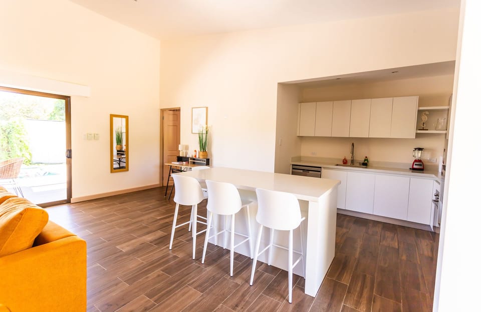 Premium Villa, Ensuite, Pool View | Shared kitchen | Espresso maker, coffee/tea maker, cleaning supplies