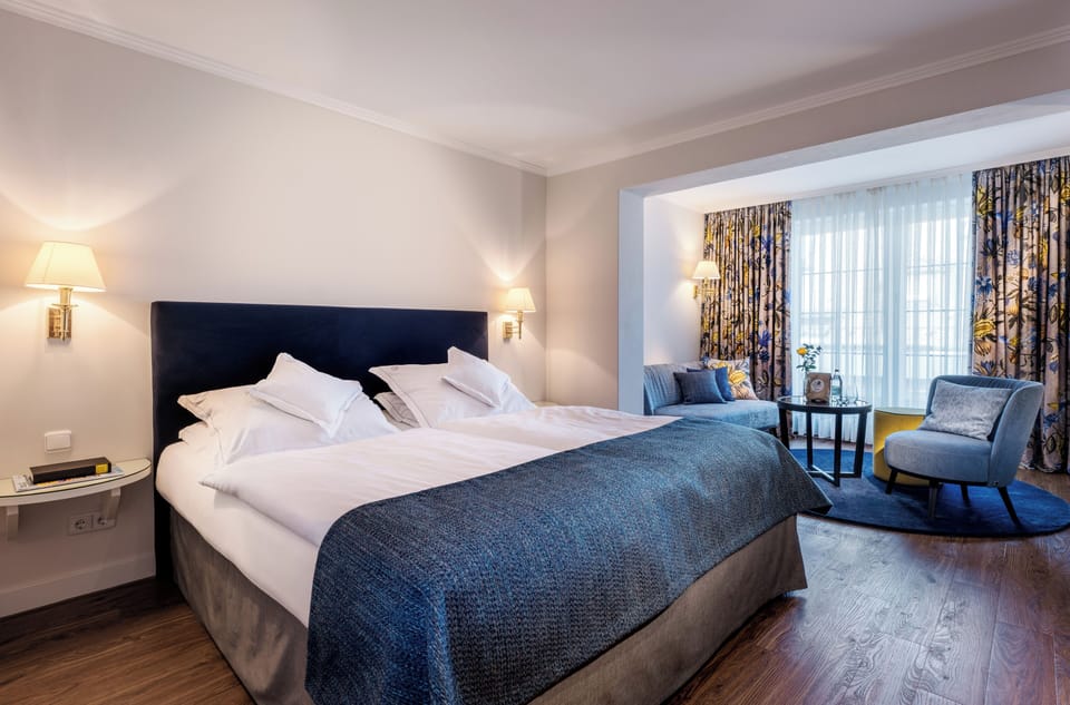 Luxury Double Room | Premium bedding, pillowtop beds, in-room safe, desk